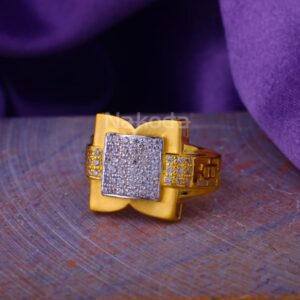 22KT Gold Hallmark Fancy Mens Ring MR929