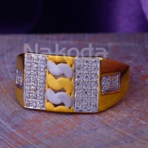 22KT Gold Hallmark Delicate Mens Ring MR927