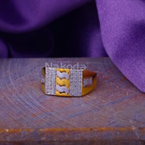 22KT Gold Hallmark Delicate Mens Ring MR927