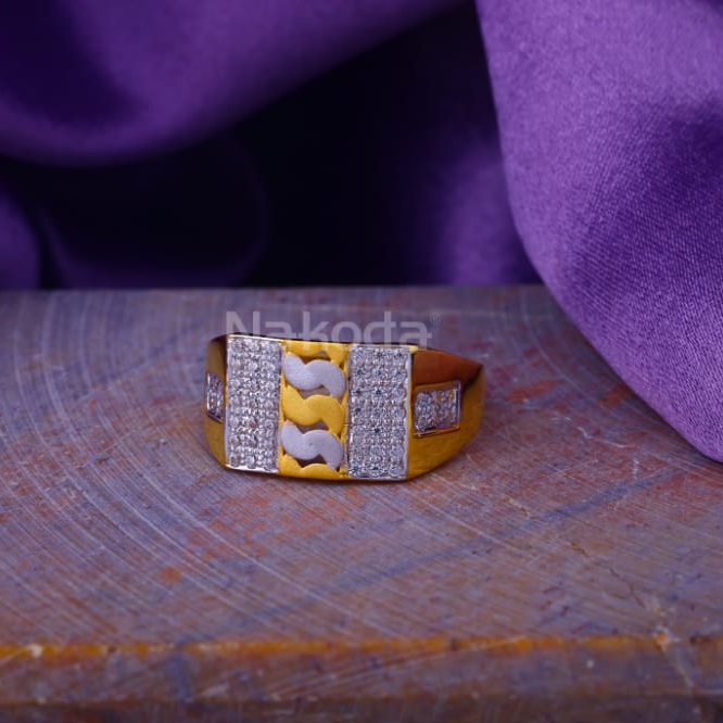 22KT Gold Hallmark Delicate Mens Ring MR927