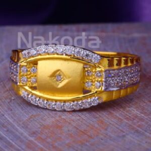 22KT Gold Hallmark Classic Mens Ring MR926