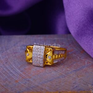 22KT Gold Mens Stylish Ring MR924