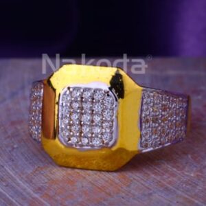 22KT Gold Mens Delicate Ring MR920