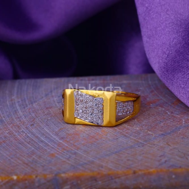 22KT Gold Mens Designer Ring MR919