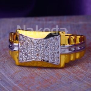 22KT Gold Mens Classic Ring MR918