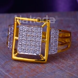 916 Gold CZ Mens Ring MR904