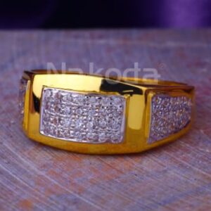 916 Gold Hallmark Mens Fancy Ring MR901