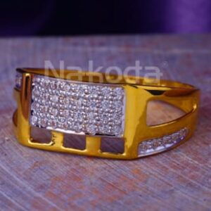 916 Gold Hallmark Mens Delicate Ring MR899