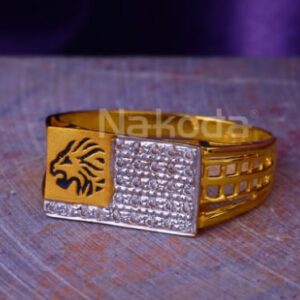 916 Gold Mens Goregoue Ring MR894
