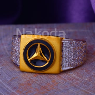 916 Gold Mens Fancy Ring MR893