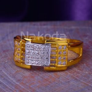 916 Gold Mens Classic Ring MR889