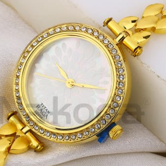 750 gold ladies stylish watch lw26 - Image 2