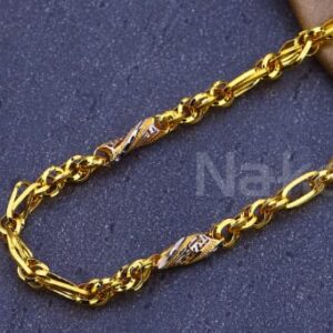 22KT Mens Gold Hallmark Chain MCH881