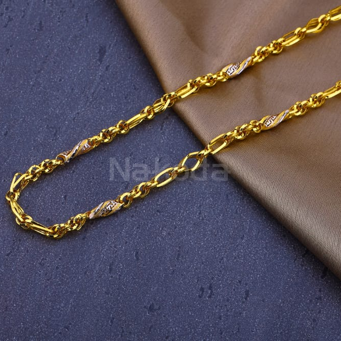 22KT Mens Gold Hallmark Chain MCH881