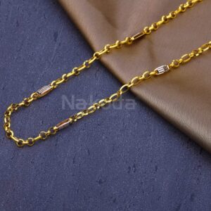 22KT Mens Gold Stylish Chain MCH880
