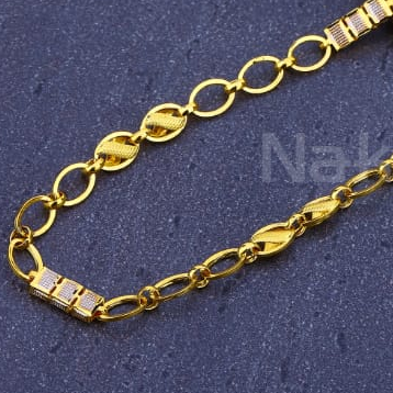 22KT Mens Gold Exclusive Chain MCH876 - Image 2