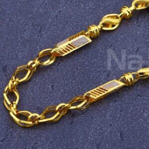 22KT Mens Gold Designer Chain MCH874