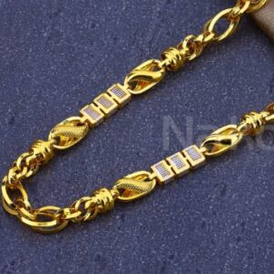 916 Mens Gold CZ Hallmark Gorgeous Chain MCH870