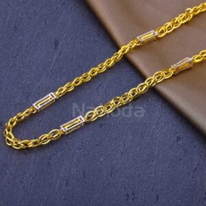 916 Mens Gold CZ Hallmark Classic Chain MCH865
