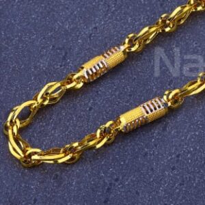 916 Mens Gold CZ Designer Chain MCH858