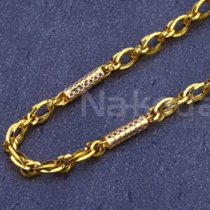 916 Mens Gold CZ Classic Chain MCH857