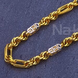 916 Mens Gold CZ Chain MCH855