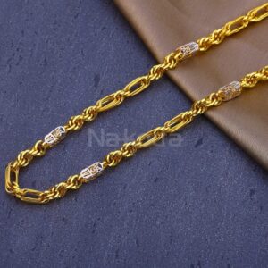 916 Mens Gold CZ Chain MCH855