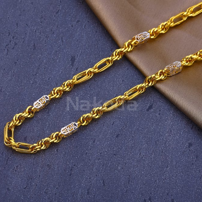 916 Mens Gold CZ Chain MCH855