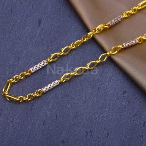 916 Mens Gold Hallmark Fancy Chain MCH853