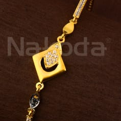 750 Gold Ladies Delicate Kada Bracelet LKB188