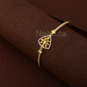 750 Gold Ladies Kada Bracelet LKB185