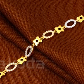 22kt gold hallmark ladies bracelet lb621