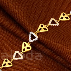 22KT Gold Ladies Stylish Bracelet LB620