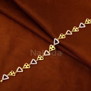 22KT Gold Ladies Stylish Bracelet LB620