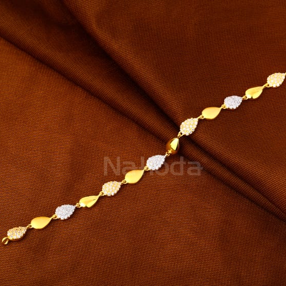 22KT Gold Ladies Designer Bracelet LB616