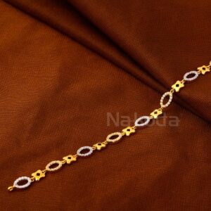 916 Gold Hallmark Stylish Ladies Bracelet LB598