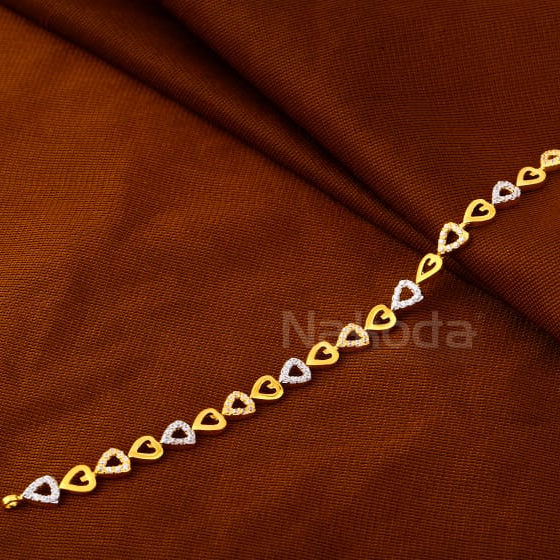 916 Gold Hallmark Gorgeous Ladies Bracelet LB597