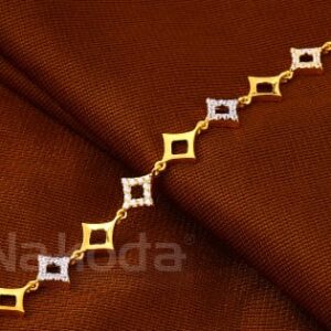 916 Gold Hallmark Delicate Ladies Bracelet LB594