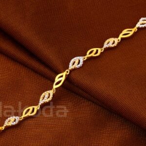 916 Gold Hallmark Designer Ladies Bracelet LB593
