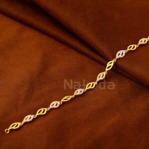 916 Gold Hallmark Designer Ladies Bracelet LB593