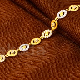916 Gold Hallmark Classic Ladies Bracelet LB591