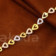 916 Gold Ladies Stylish Bracelet LB588