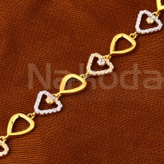 916 Gold Ladies Bracelet LB581 - Image 2