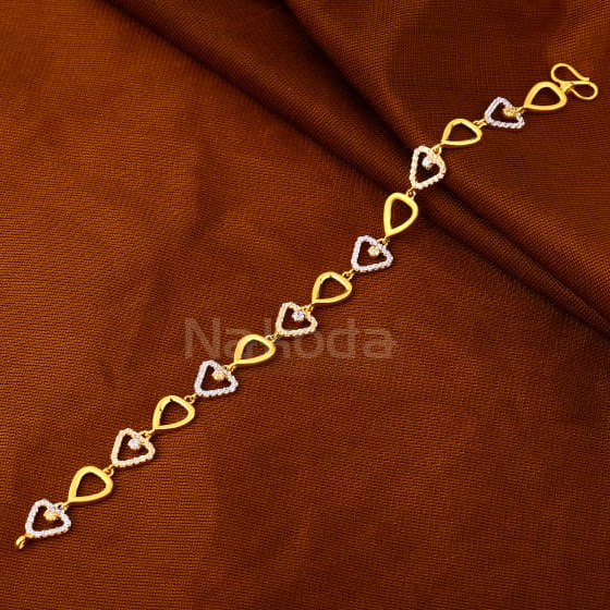 916 Gold Ladies Bracelet LB581