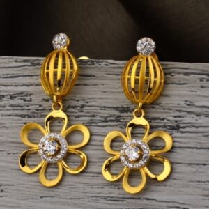 916 Gold Hallmark Ladies Stylish Jummar Earrings LJE504