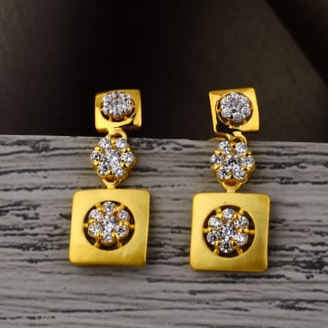 916 Gold Hallmark Ladies Exclusive Jummar Earrings LJE501