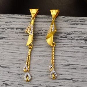 916 Gold Hallmark Ladies Jummar Earrings LJE496