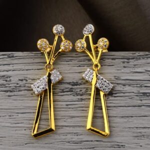916 Gold Ladies Delicate Jummar Earrings LJE490