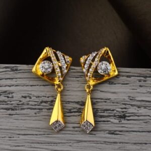 916 Gold Ladies Jummar Earrings LJE487