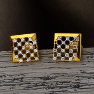 22KT Gold CZ Designer Ladies Tops Earring LTE372